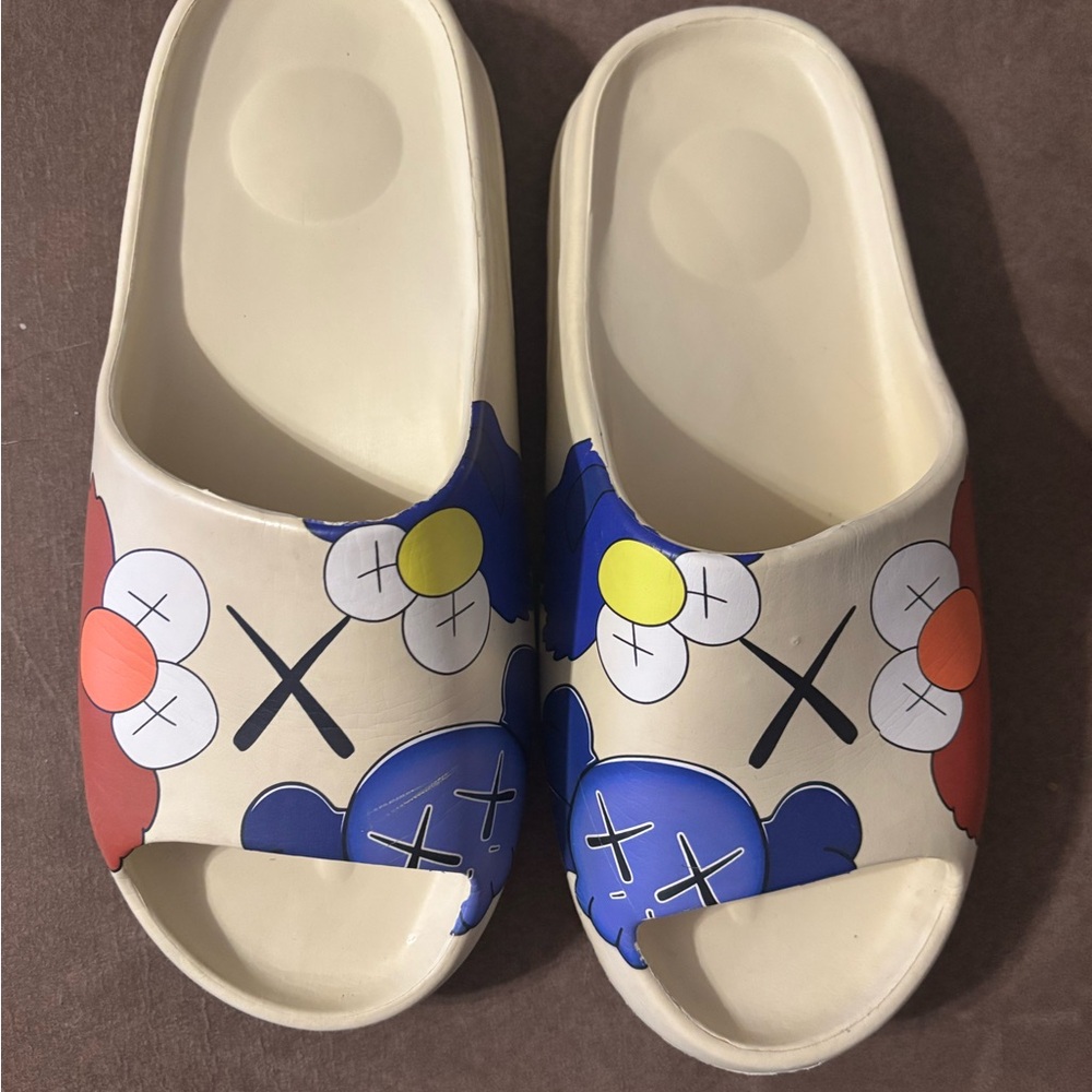 Yeezy Inspired Sesame Street slides